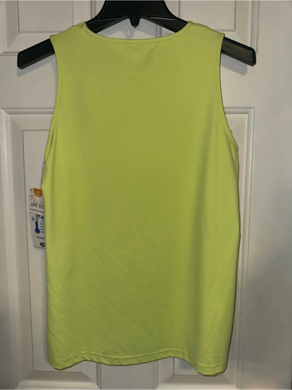 NEW LULU-B Womens Sleeveless Top Lime Green. UPF 50+. Size XS. New with tags.